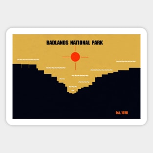 Badlands National Park Sticker